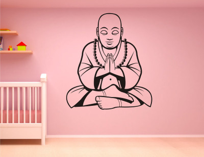 

Wall Guru  Vinyl Wall Decal And Sticker Sticker(Pack of 1, Black