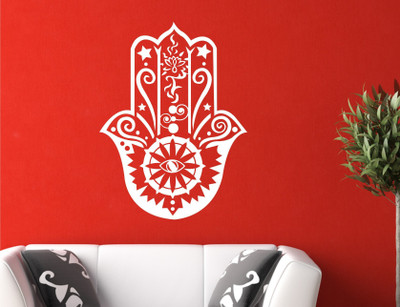 

Wall Guru  Vinyl Wall Decal And Sticker Sticker(Pack of 1, White