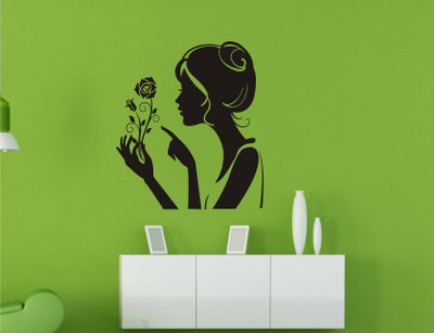 

Wall Guru  Wall Sticker For Living Room Sticker(Pack of 1, Black