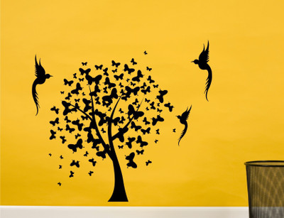 

Wall Guru  Vinyl Wall Decal And Sticker Sticker(Pack of 1, Black