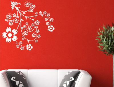 

Wall Guru  Vinyl Wall Decal And Sticker Sticker(Pack of 1, White