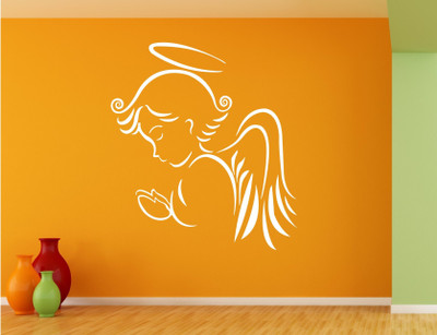 

Wall Guru  Vinyl Wall Decal And Sticker Sticker(Pack of 1, White