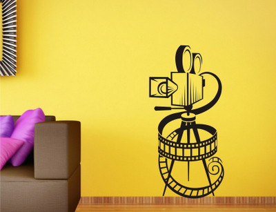 

Wall Guru  Wall Sticker For Living Room Sticker(Pack of 1, Black