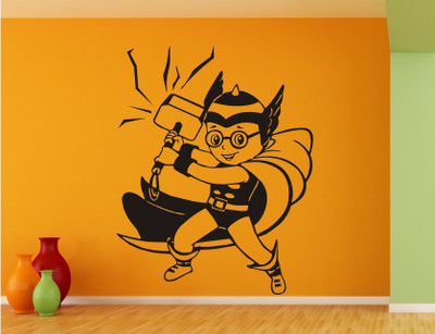 

Wall Guru  Vinyl Wall Decal And Sticker Sticker(Pack of 1, Black