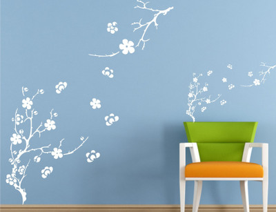 

Wall Guru  Vinyl Wall Decal And Sticker Sticker(Pack of 1, White