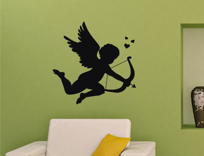 

Wall Guru  Wall Sticker For Living Room Sticker(Pack of 1, Black
