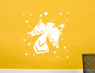 

Wall Guru  Vinyl Wall Decal And Sticker Sticker(Pack of 1, White