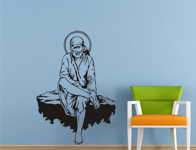 

Wall Guru  Wall Sticker For Living Room Sticker(Pack of 1, Black