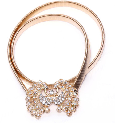 

grabinstyle Girls Casual Gold Metal Belt