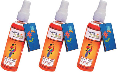 

Zenvista Meditech SPRING FLOWER FACE TONER PACK OF 3(100 g)