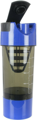 

Myspoga Shaker Bottle 500 ml Shaker(Pack of 1, Blue), Black;blue