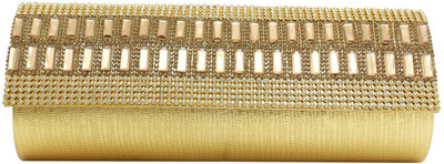 

Bagaholics Party Gold Clutch