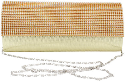 

Bagaholics Party Gold Clutch