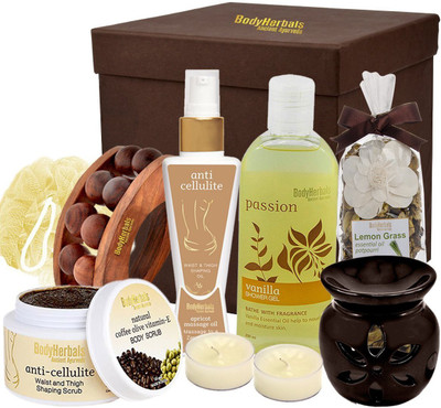 BodyHerbals Anti Cellulite Coffee Spa Gift Hamper(Set of 8) Flipkart