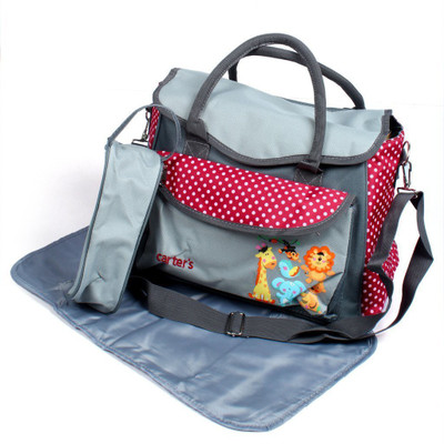 

Baby Bucket Changing Mother Backpack Diaper bag(Grey)