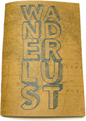 

Ink and Graphite A4 Notebook(Textured Kraft DoodleBook, Brown)