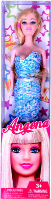 

Techhark Beautiful Angena Girl doll for kids(Multicolor)