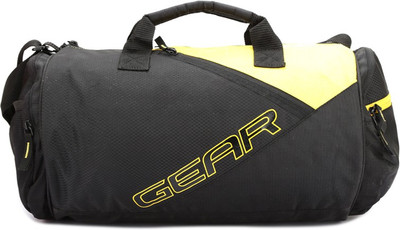 

Gear Blocky Duffel Travel Duffel Bag(Black, Yellow)
