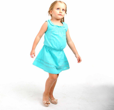 

Cherry Crumble California Girls Midi/Knee Length Casual Dress(Light Green, Sleeveless, Seagreen
