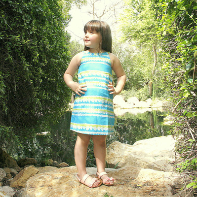 Cherry Crumble California Midi/Knee Length Casual Dress(Blue, Sleeveless