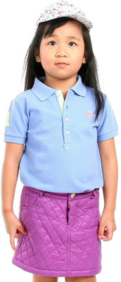 

Cherry Crumble California Girls Solid T Shirt(Blue, Blue green