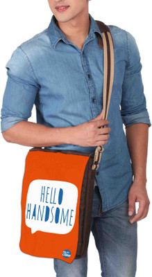 

Nutcaseshop 14 inch Expandable Laptop Messenger Bag(Multicolor)