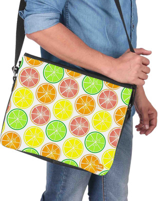 

Nutcaseshop 14 inch Expandable Laptop Messenger Bag(Multicolor)