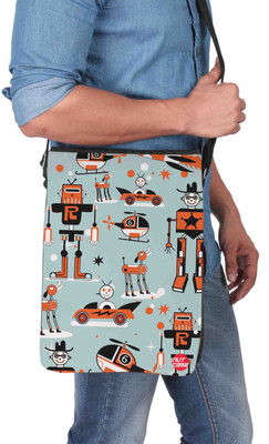 

Nutcaseshop 14 inch Expandable Laptop Messenger Bag(Multicolor)