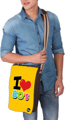 

Nutcaseshop 14 inch Expandable Laptop Messenger Bag(Multicolor)