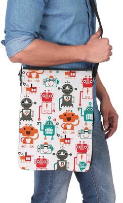 

Nutcaseshop 14 inch Expandable Laptop Messenger Bag(Multicolor)