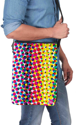 

Nutcaseshop 14 inch Expandable Laptop Messenger Bag(Multicolor)