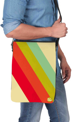 

Nutcaseshop 14 inch Expandable Laptop Messenger Bag(Multicolor)