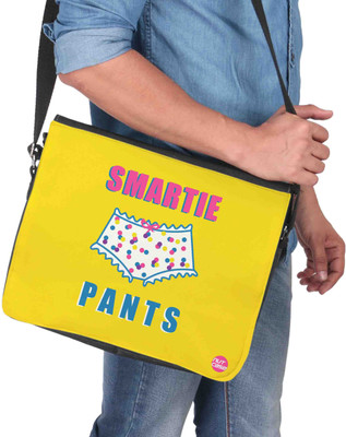 

Nutcaseshop 14 inch Expandable Laptop Messenger Bag(Multicolor)