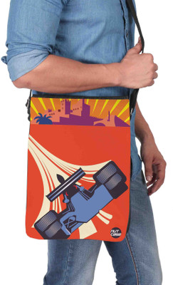 

Nutcaseshop 14 inch Expandable Laptop Messenger Bag(Multicolor)