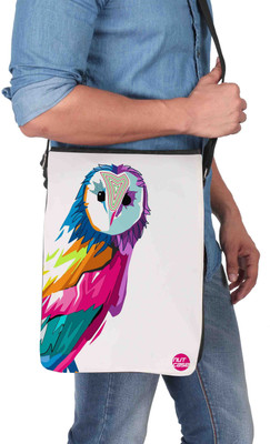 

Nutcaseshop 14 inch Expandable Laptop Messenger Bag(Multicolor)
