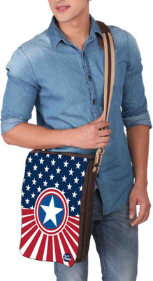 

Nutcaseshop 14 inch Expandable Laptop Messenger Bag(Multicolor)