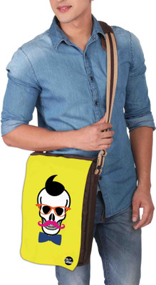 

Nutcaseshop 14 inch Expandable Laptop Messenger Bag(Multicolor)