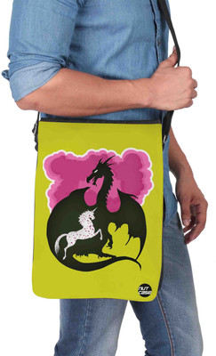

Nutcaseshop 14 inch Expandable Laptop Messenger Bag(Multicolor)