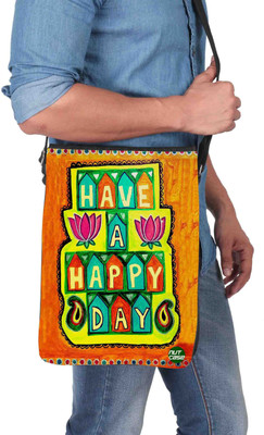 

Nutcaseshop 14 inch Expandable Laptop Messenger Bag(Multicolor)