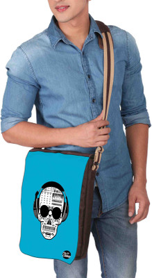 

Nutcaseshop 14 inch Expandable Laptop Messenger Bag(Multicolor)