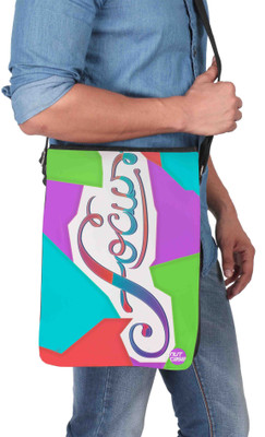 

Nutcaseshop 14 inch Expandable Laptop Messenger Bag(Multicolor)