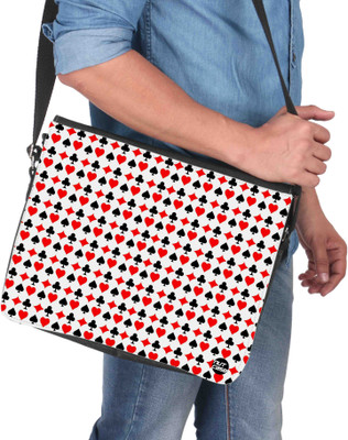 

Nutcaseshop 14 inch Expandable Laptop Messenger Bag(Multicolor)