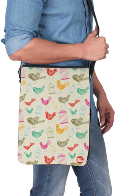 

Nutcaseshop 14 inch Expandable Laptop Messenger Bag(Multicolor)