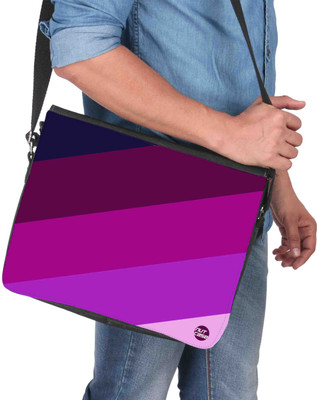 

Nutcaseshop 14 inch Expandable Laptop Messenger Bag(Multicolor)