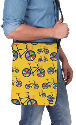 

Nutcaseshop 14 inch Expandable Laptop Messenger Bag(Multicolor)