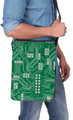 

Nutcaseshop 14 inch Expandable Laptop Messenger Bag(Multicolor)