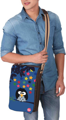 

Nutcaseshop 14 inch Expandable Laptop Messenger Bag(Multicolor)