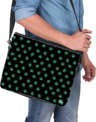 

Nutcaseshop 14 inch Expandable Laptop Messenger Bag(Multicolor)