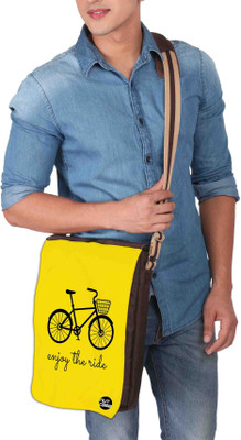 

Nutcaseshop 14 inch Expandable Laptop Messenger Bag(Multicolor)