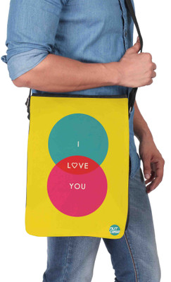 

Nutcaseshop 14 inch Expandable Laptop Messenger Bag(Multicolor)